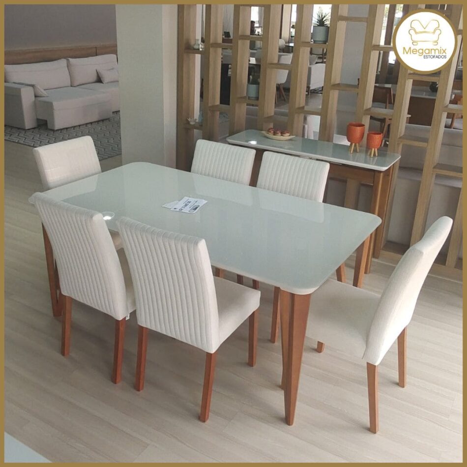 Mesa de 4 lugares ou 6 lugares Qual escolher