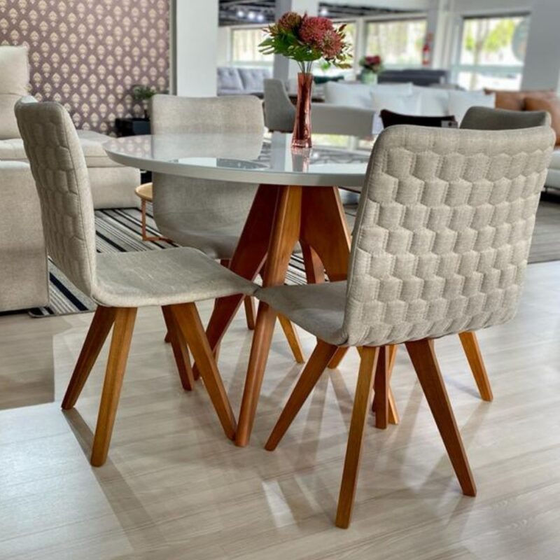 Cadeira para sala de jantar Cintia - Megamix Estofados